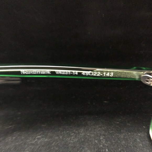 COPY - Green prescription frames.  Super fun frames.  Look great on. - Picture 5 of 7